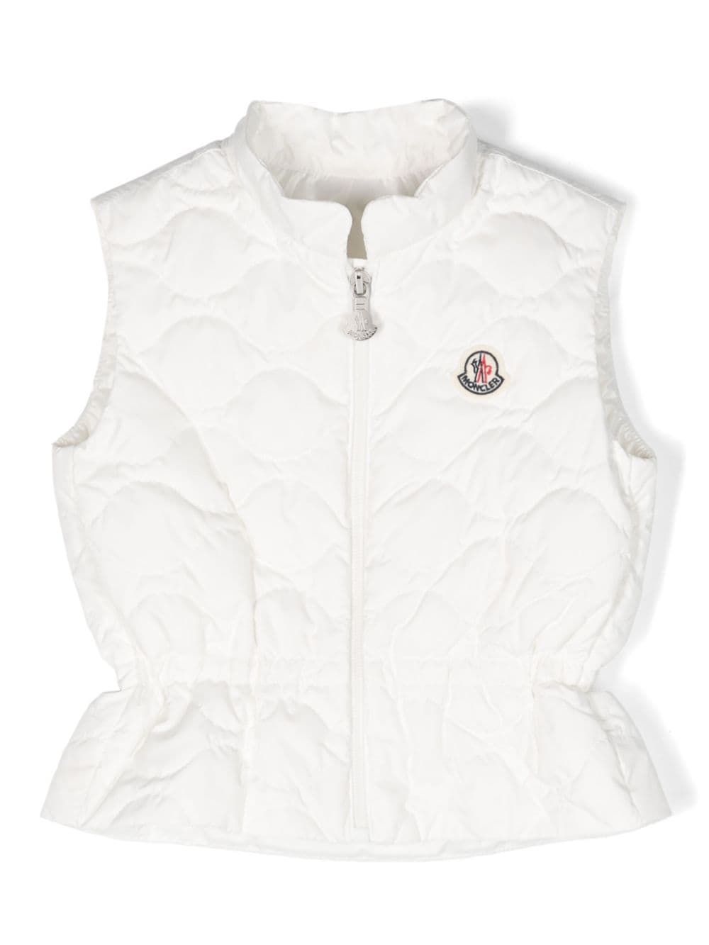 Moncler Enfant Ambertine quilted down gilet - White von Moncler Enfant