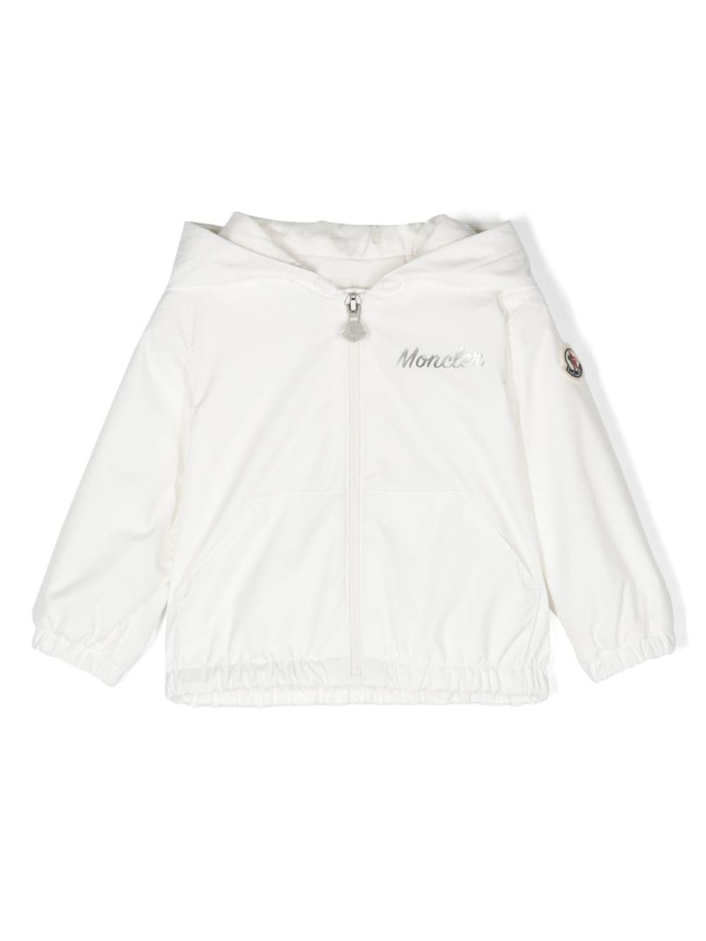 Moncler Enfant Evanthe hooded jacket - White von Moncler Enfant