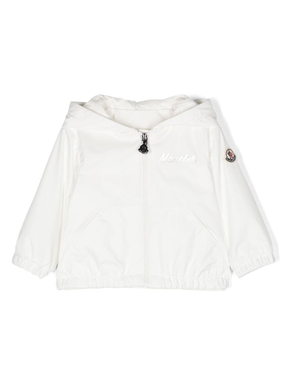 Moncler Enfant Evanthe hooded jacket - White von Moncler Enfant