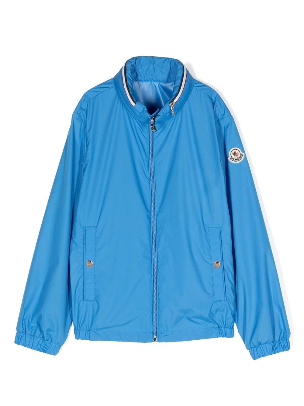 Moncler Enfant Farlak logo-patch hooded jacket - Blue von Moncler Enfant