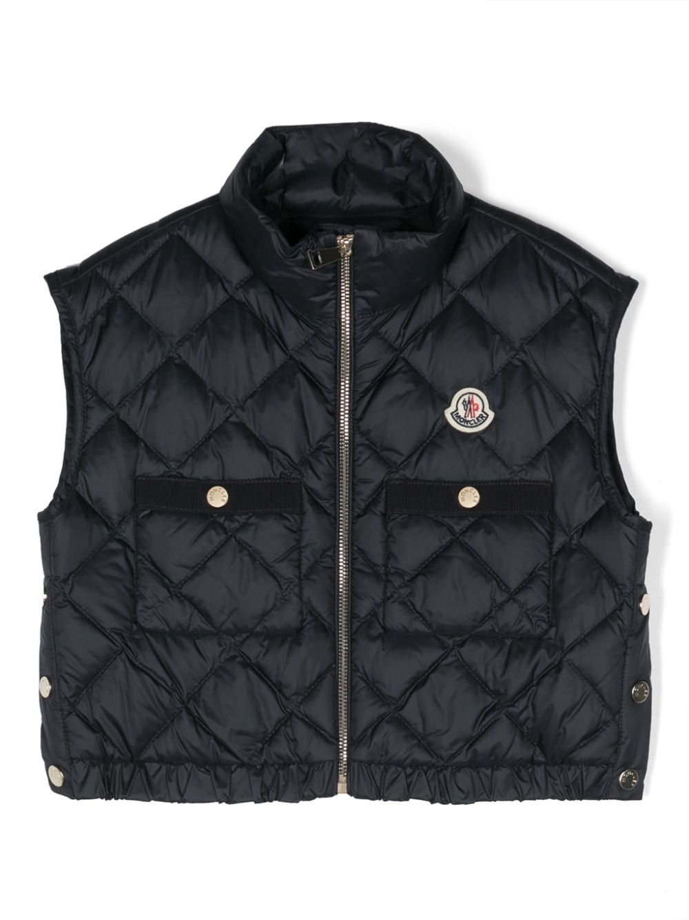 Moncler Enfant Garonna diamond-quilted gilet - Blue von Moncler Enfant