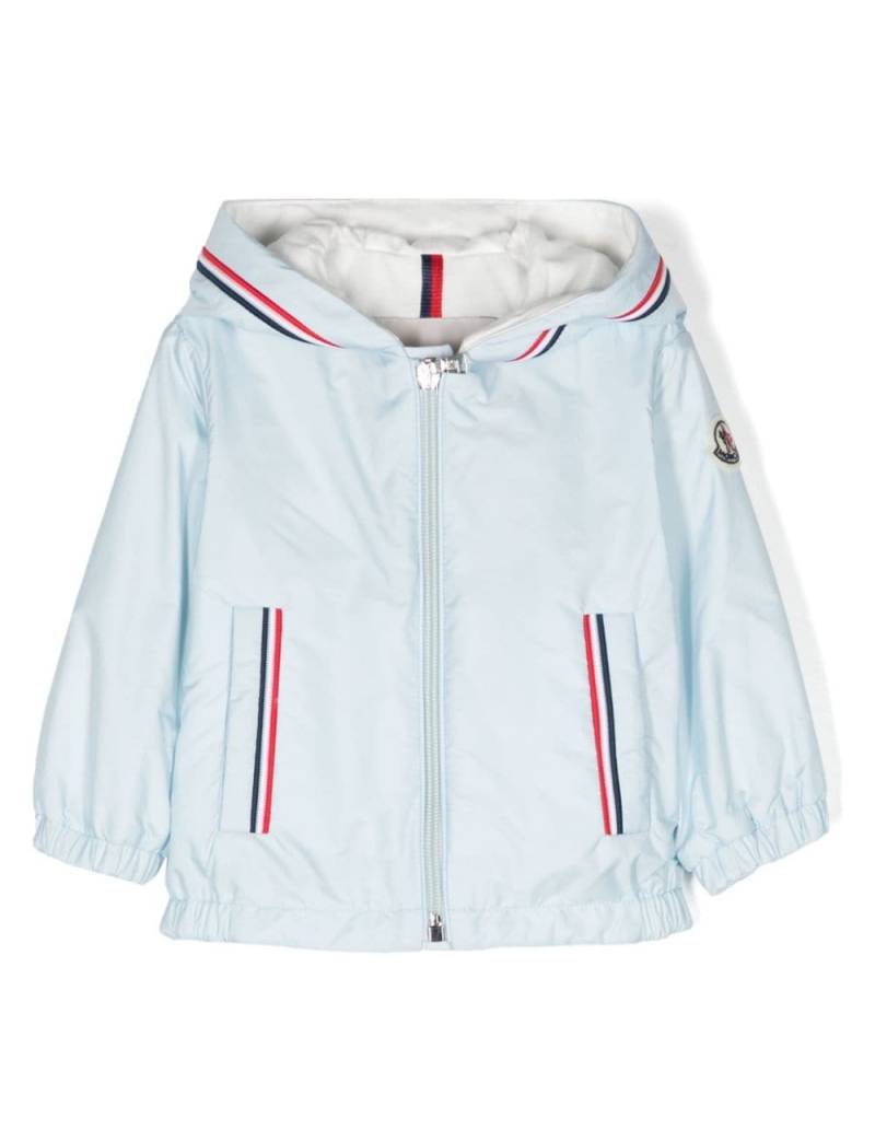 Moncler Enfant Granduc logo-patch hooded jacket - Blue von Moncler Enfant