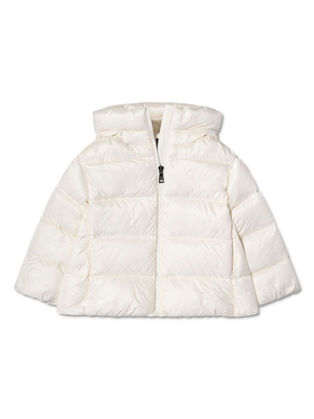 Moncler Enfant Irina logo-patch hooded padded jacket - Neutrals von Moncler Enfant