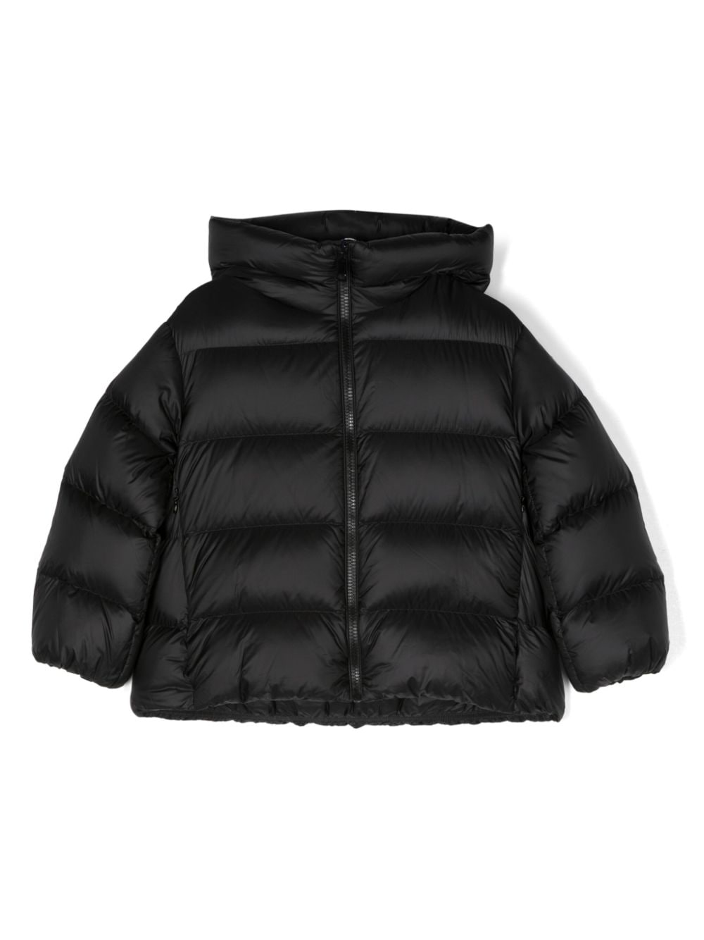 Moncler Enfant Irina padded hooded jacket - Black von Moncler Enfant