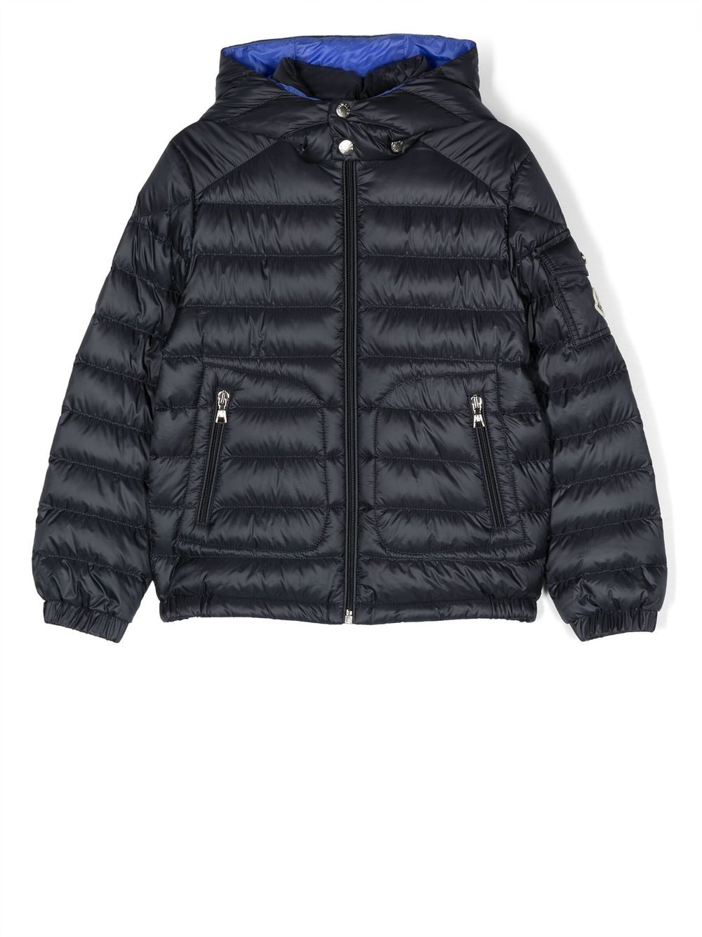 Moncler Enfant Laurus padded hooded jacket - Blue von Moncler Enfant