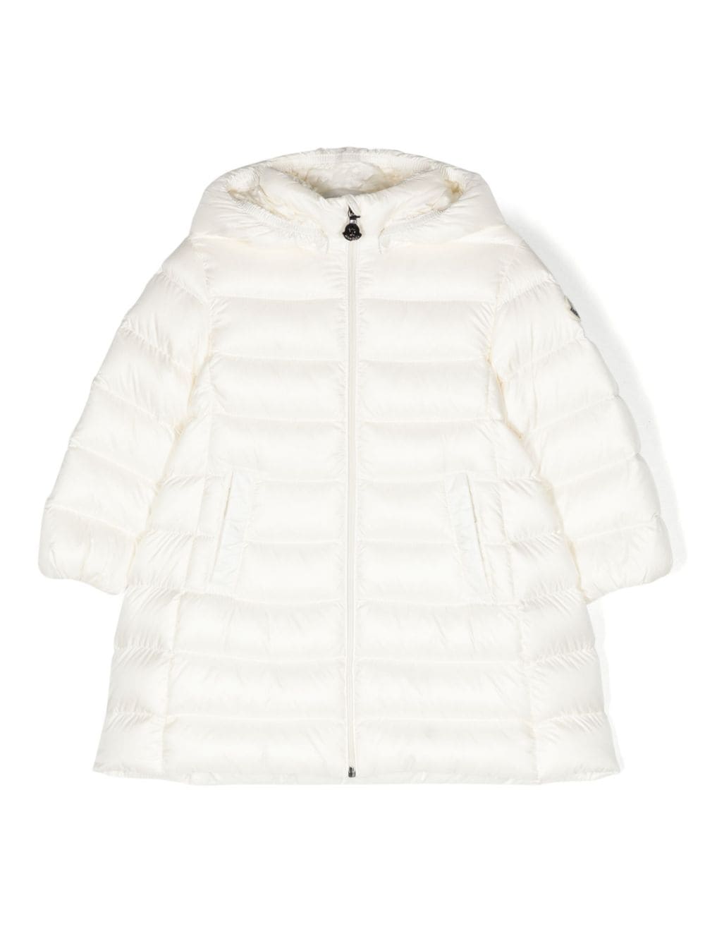 Moncler Enfant Majeure hooded padded coat - White von Moncler Enfant