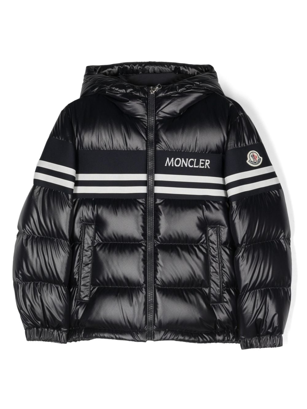 Moncler Enfant Mangal padded hooded jacket - Blue von Moncler Enfant