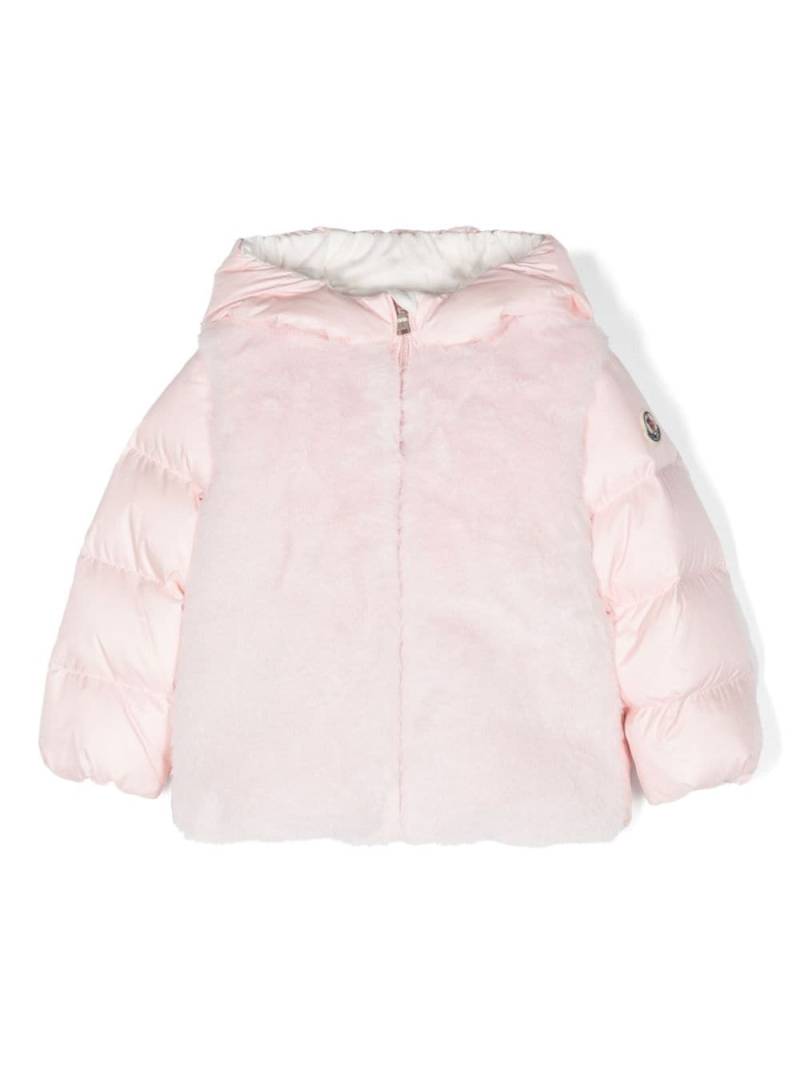 Moncler Enfant Natas teddy-fleece padded jacket - Pink von Moncler Enfant
