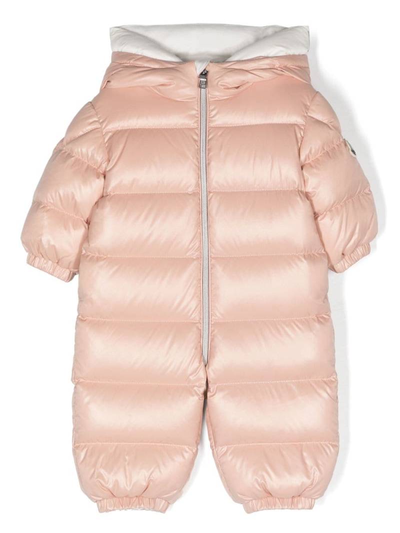 Moncler Enfant Samian padded snowsuit - Pink von Moncler Enfant