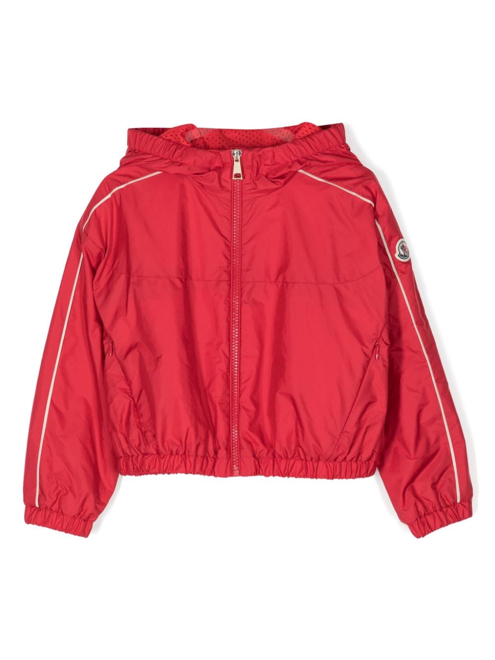 Moncler Enfant Sheba logo-appliqué jacket - Red von Moncler Enfant