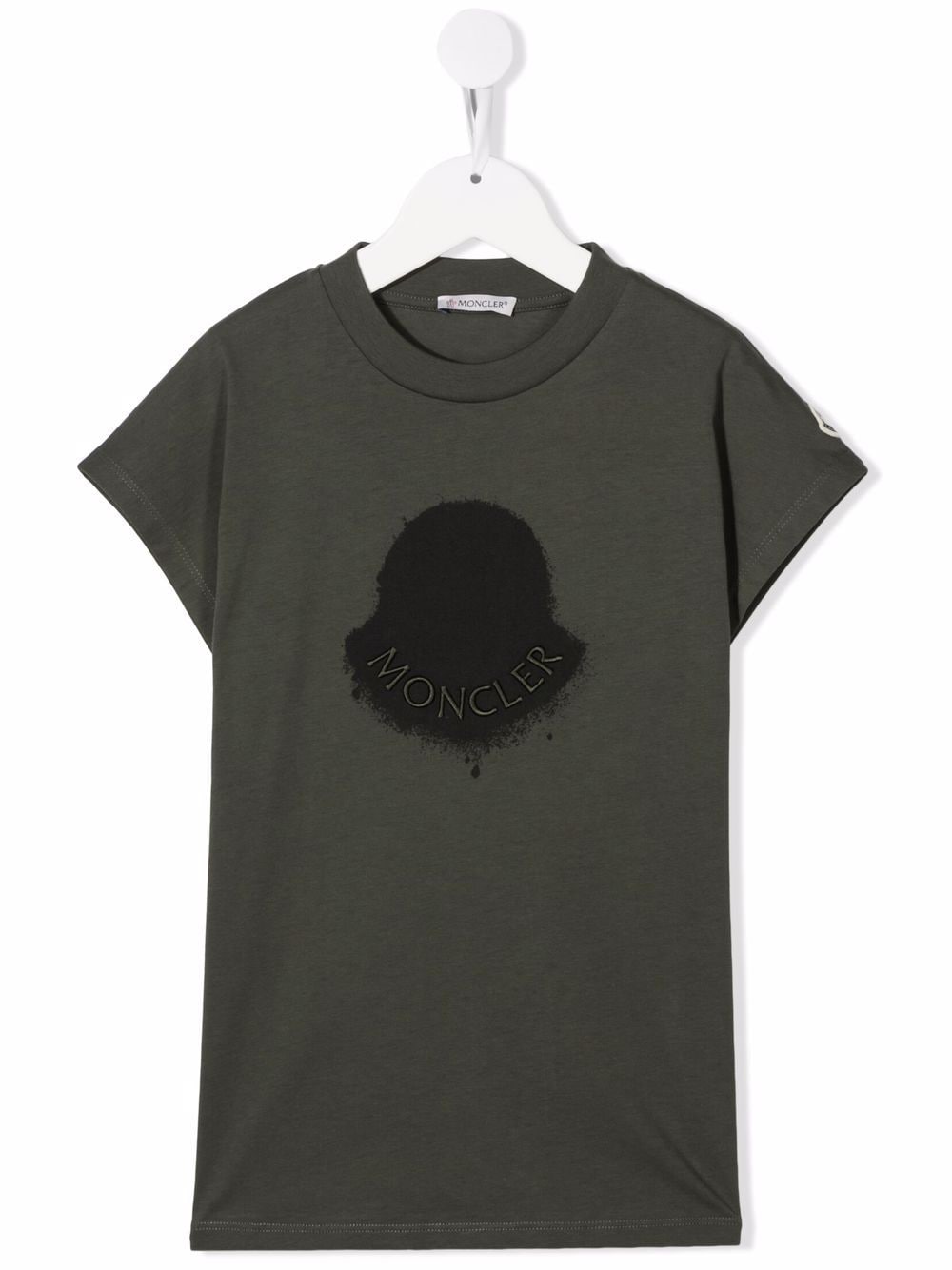 Moncler Enfant logo-print T-shirt - Green von Moncler Enfant