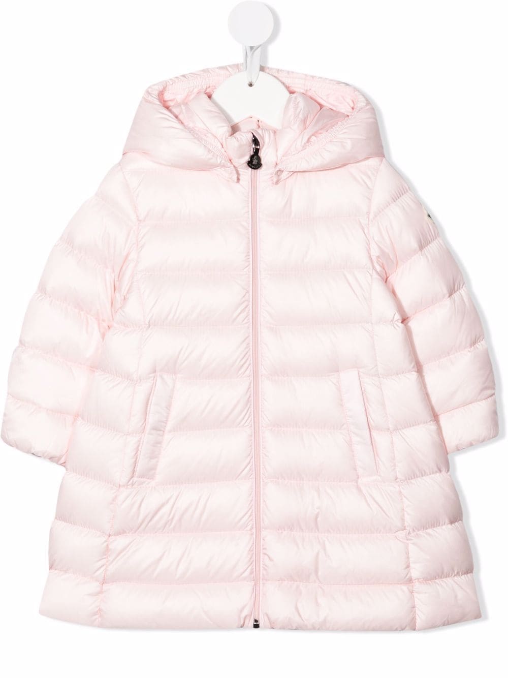 Moncler Enfant hooded padded coat - Pink von Moncler Enfant