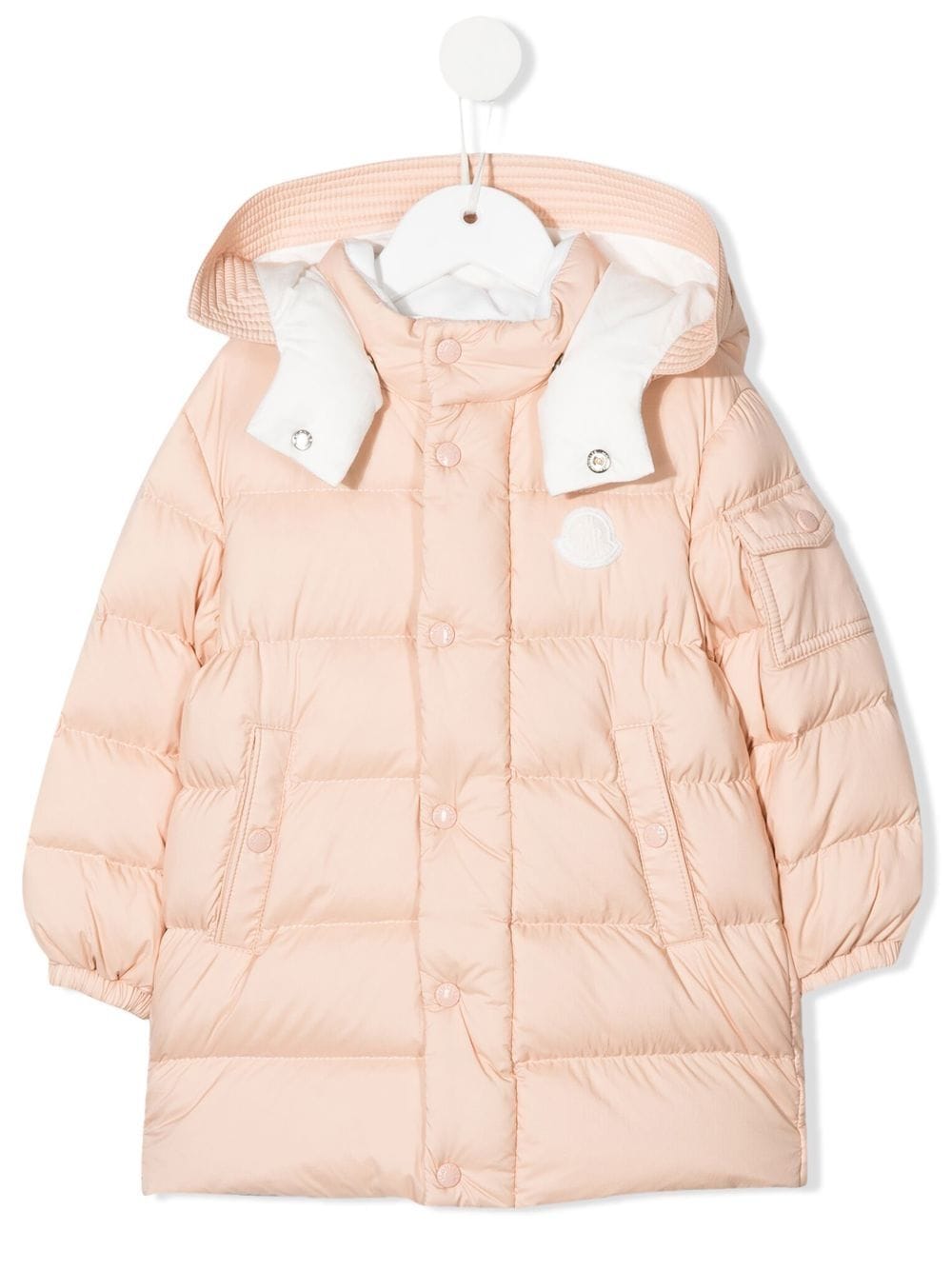 Moncler Enfant hooded puffer coat - Pink von Moncler Enfant