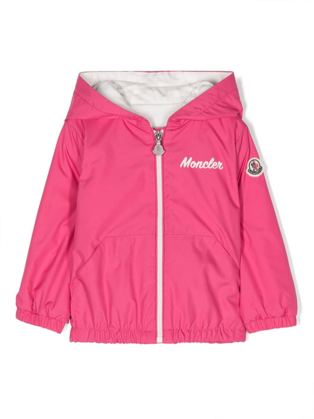 Moncler Enfant hooded rain jacket - Pink von Moncler Enfant
