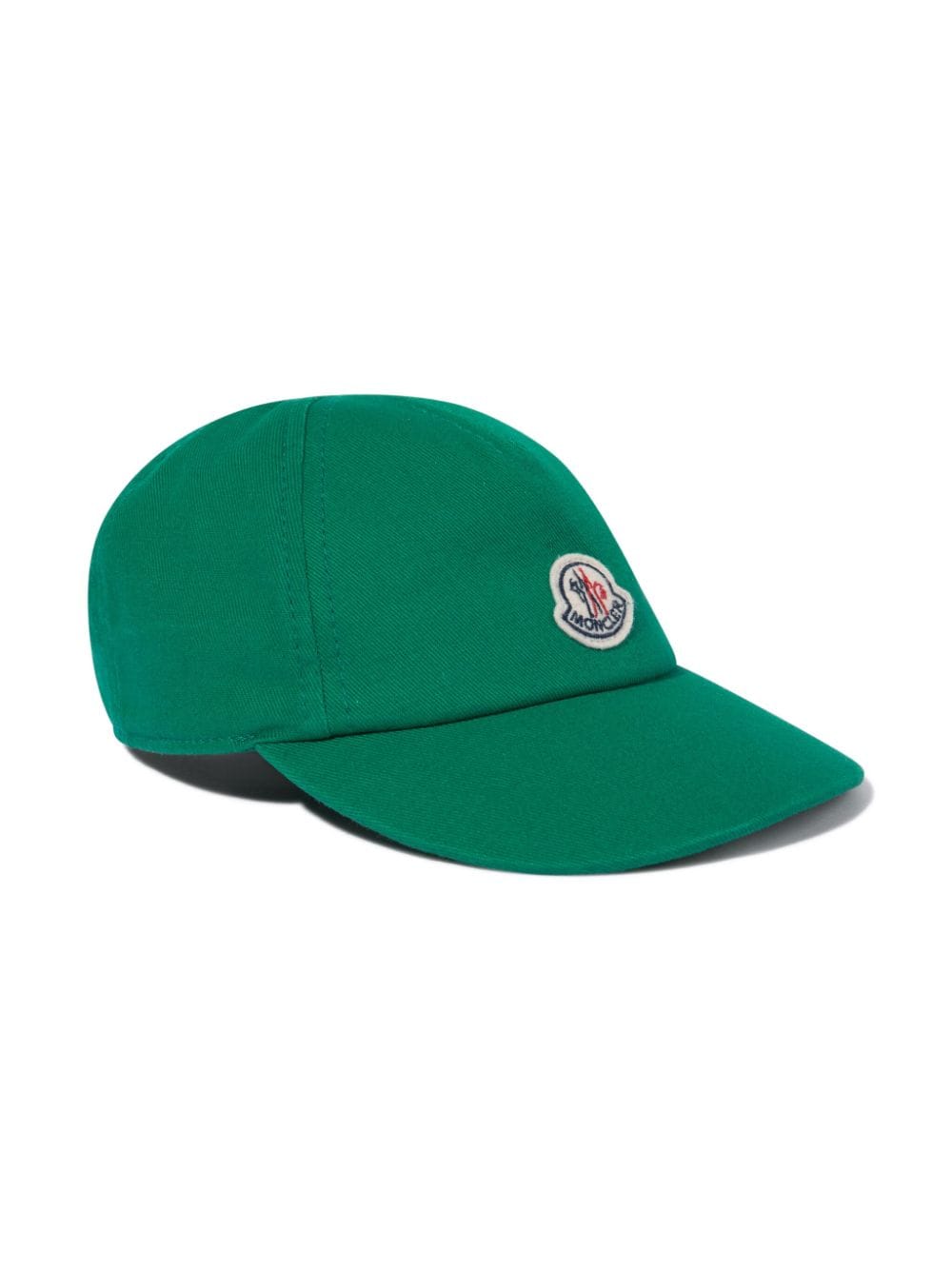 Moncler Enfant logo-appliqué cotton cap - Green von Moncler Enfant