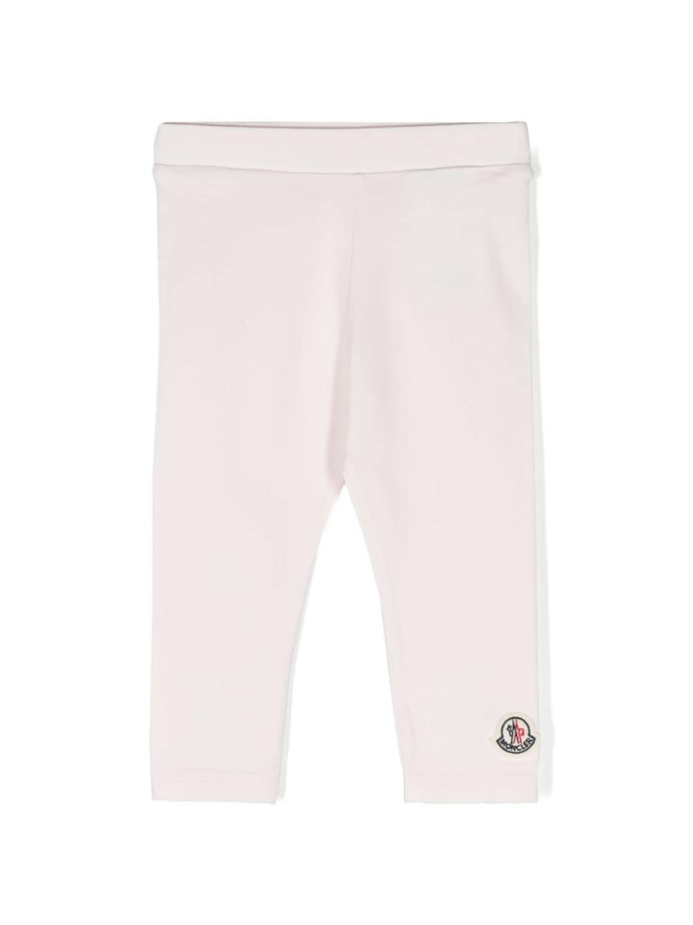 Moncler Enfant logo-patch elasticated leggings - Pink von Moncler Enfant