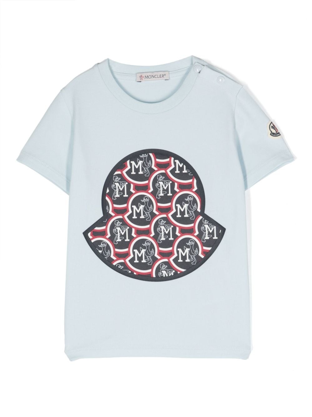 Moncler Enfant logo-print T-shirt - Blue von Moncler Enfant