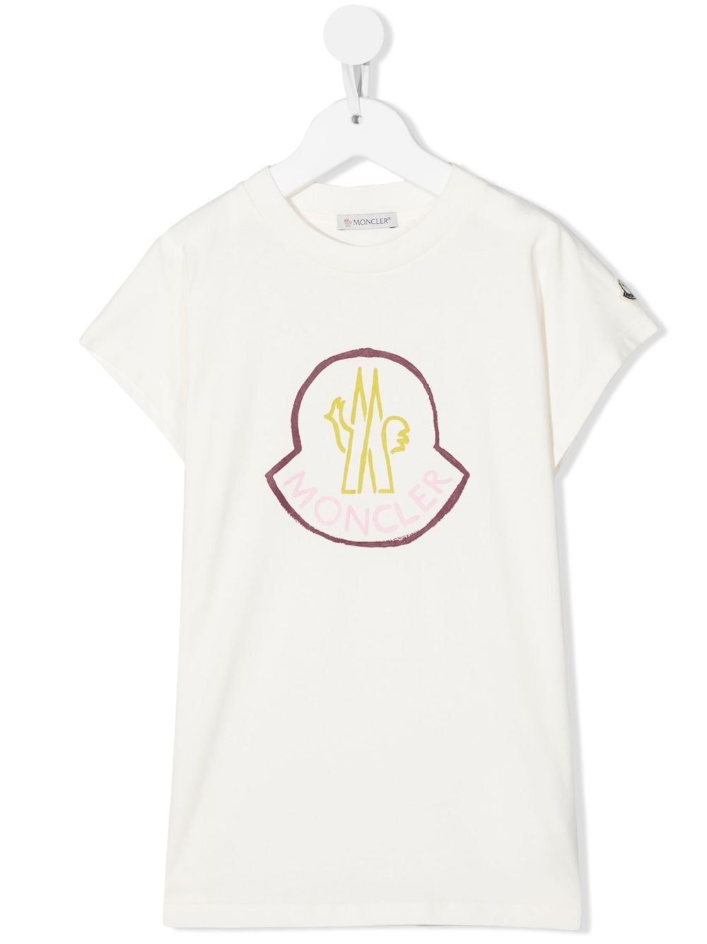 Moncler Enfant logo-print T-shirt - White von Moncler Enfant
