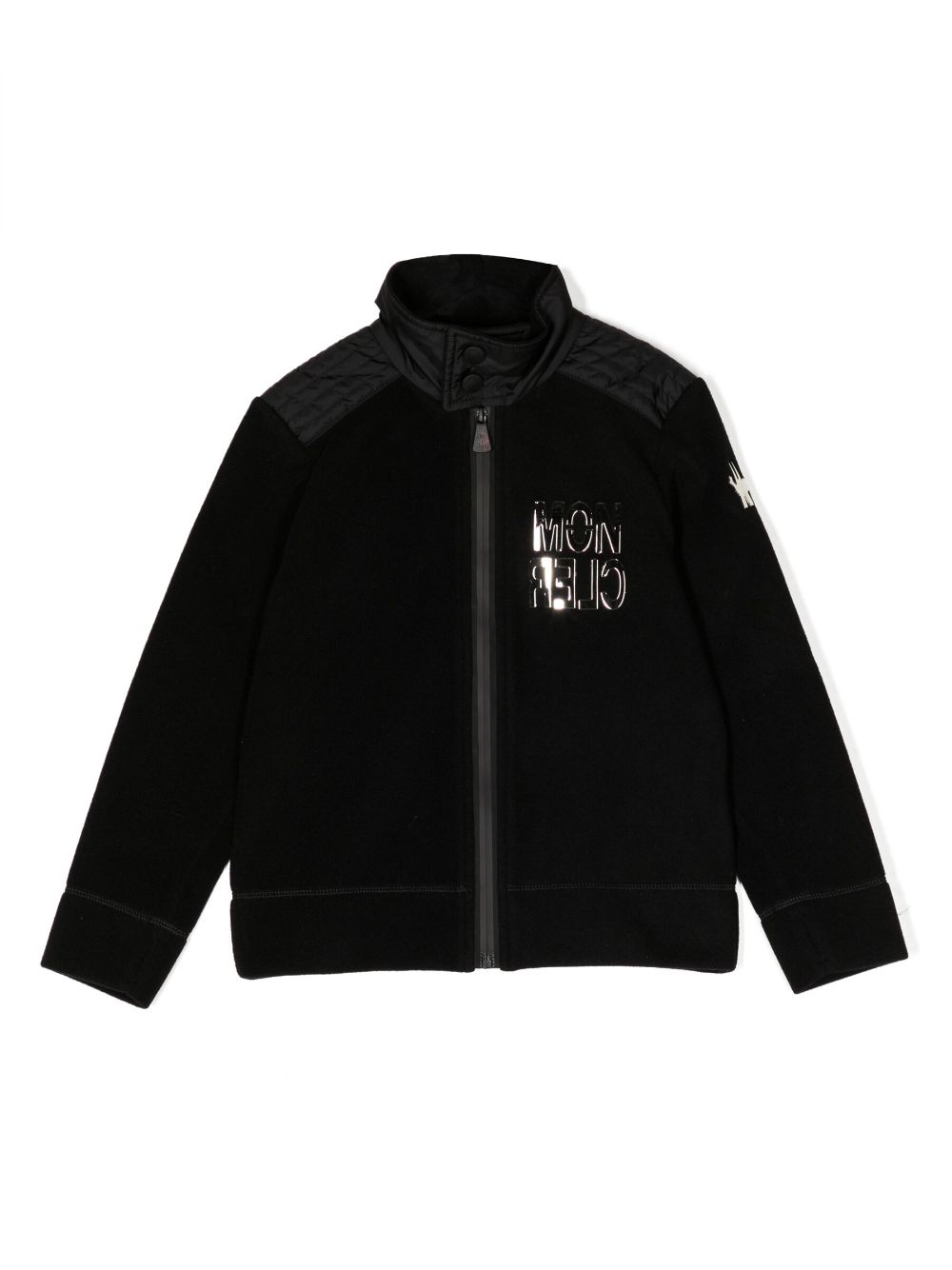 Moncler Enfant logo-print bomber jacket - Black von Moncler Enfant