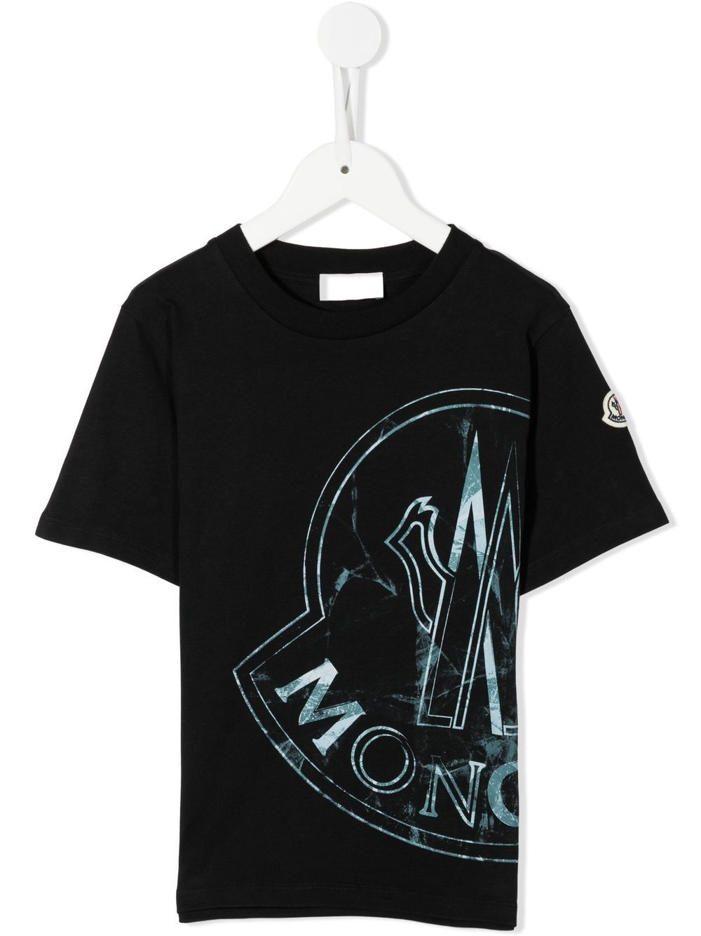 Moncler Enfant logo-print cotton T-shirt - Black von Moncler Enfant