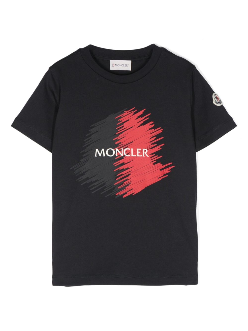 Moncler Enfant logo-print cotton T-shirt - Blue von Moncler Enfant