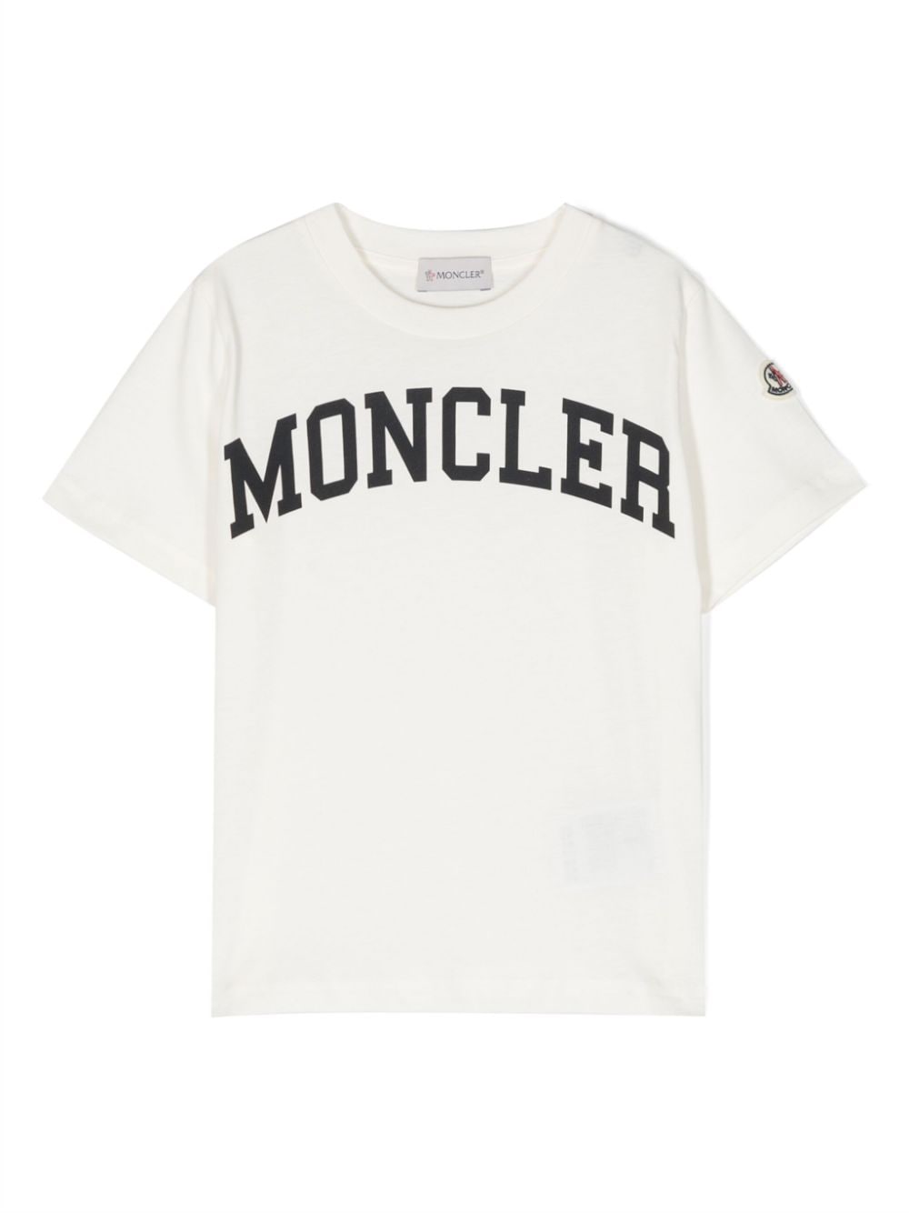 Moncler Enfant logo-print cotton T-shirt - Neutrals von Moncler Enfant