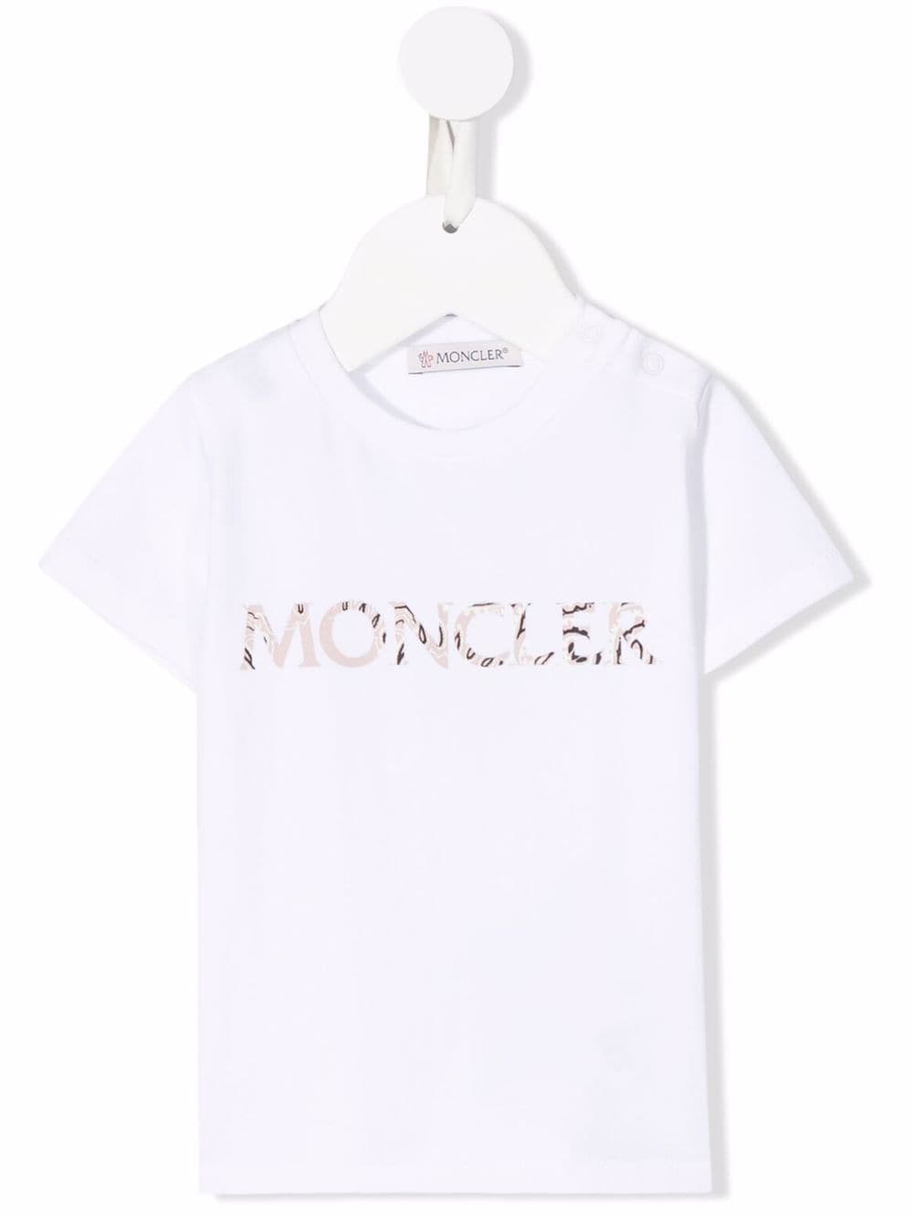 Moncler Enfant logo-print cotton T-shirt - White von Moncler Enfant
