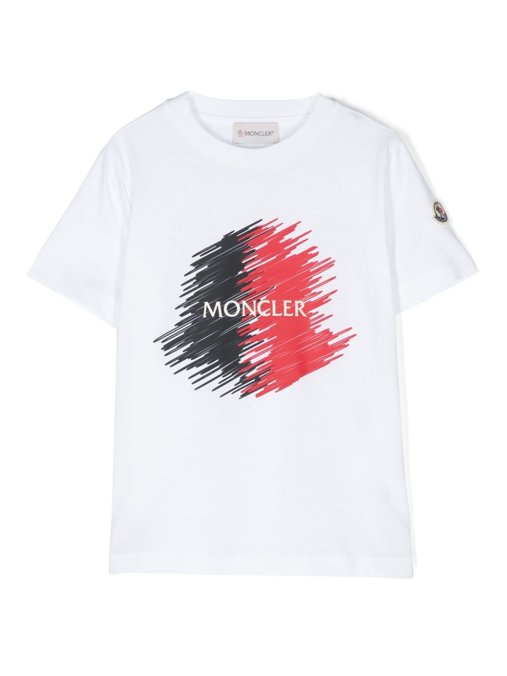 Moncler Enfant logo-print cotton T-shirt - White von Moncler Enfant