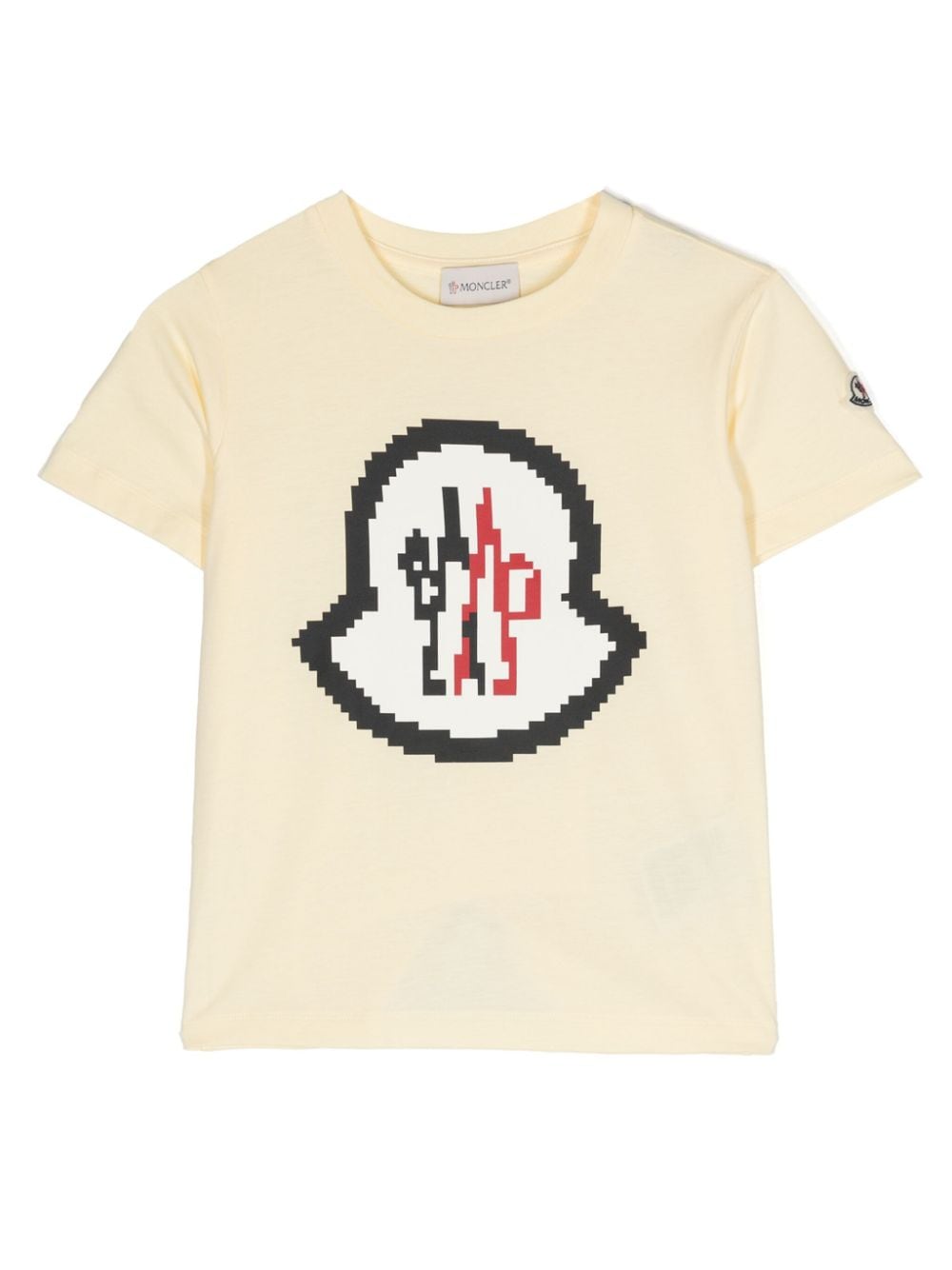 Moncler Enfant logo-print cotton T-shirt - Yellow von Moncler Enfant