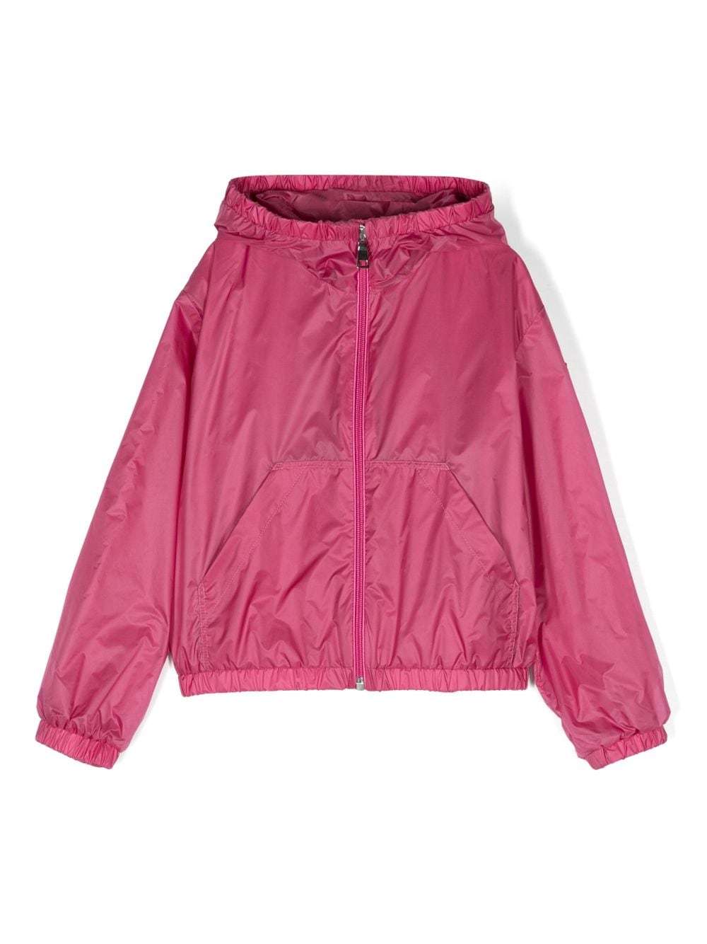 Moncler Enfant logo-print hooded jacket - Pink von Moncler Enfant