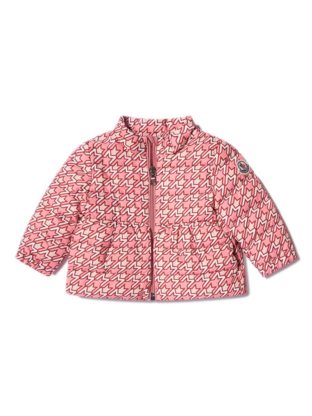 Moncler Enfant logo-print puffer jacket - Pink von Moncler Enfant