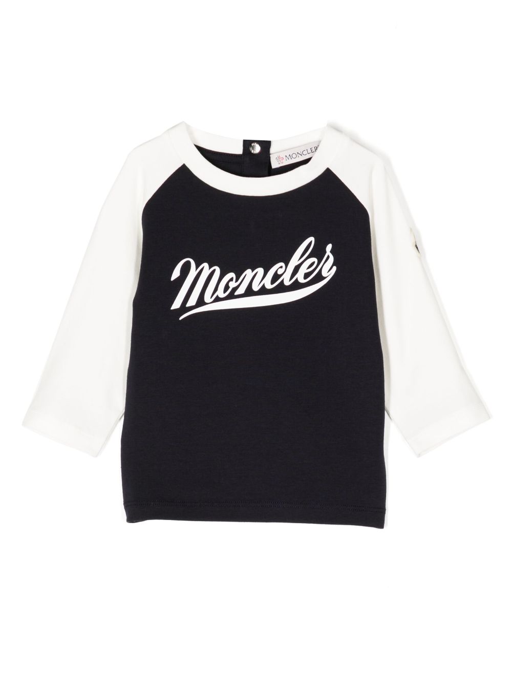 Moncler Enfant logo-print raglan-sleeve T-shirt - White von Moncler Enfant