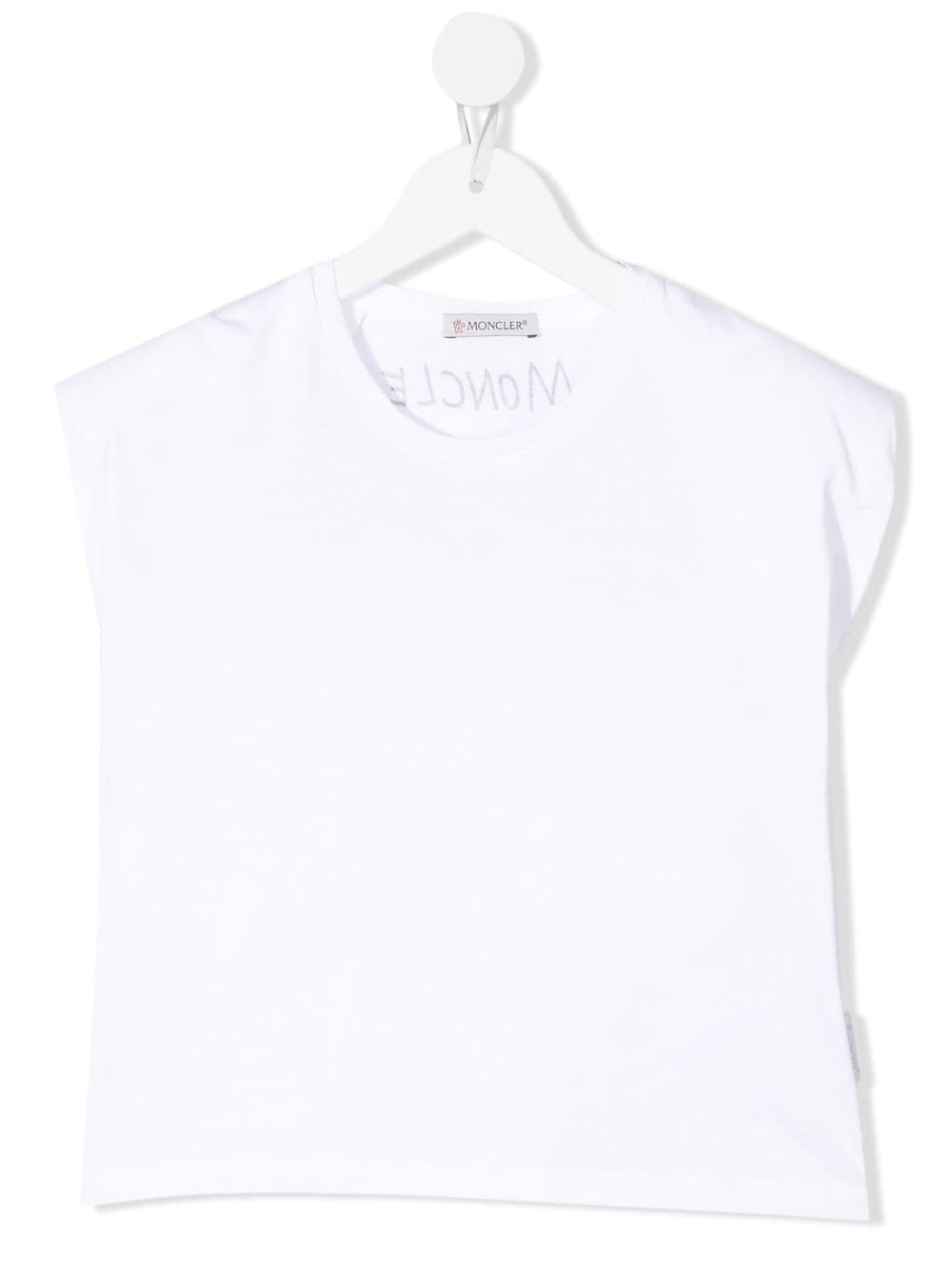 Moncler Enfant logo-print short-sleeved T-shirt - White von Moncler Enfant