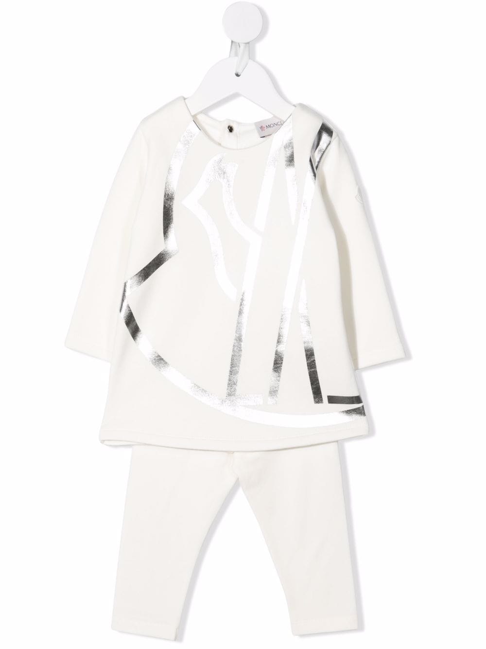 Moncler Enfant logo-print tracksuit set - White von Moncler Enfant