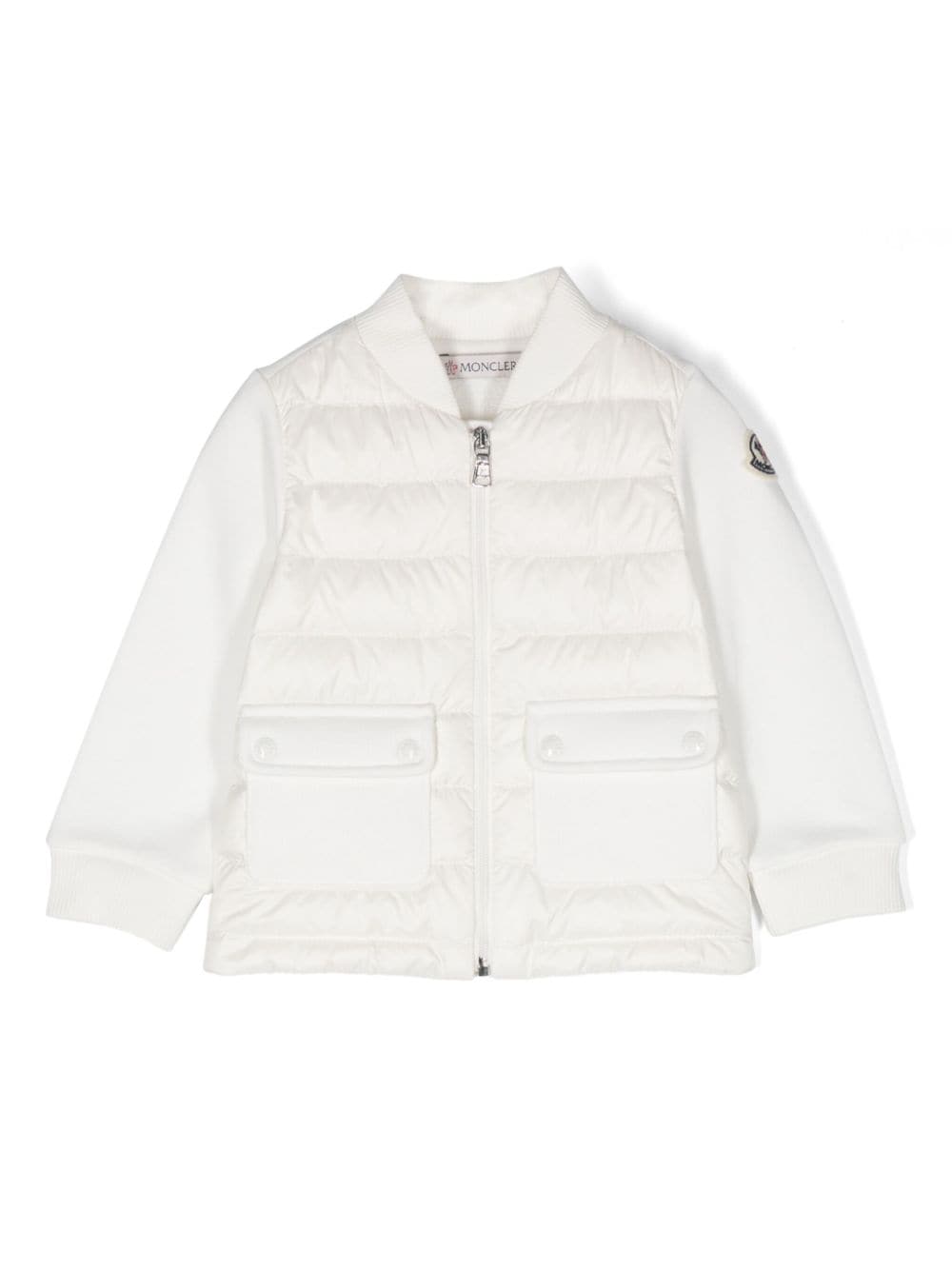 Moncler Enfant matelassé padded jacket - White von Moncler Enfant