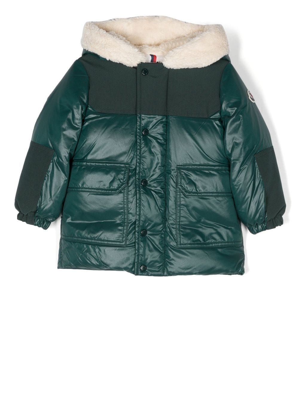 Moncler Enfant paddded hooded coat - Green von Moncler Enfant