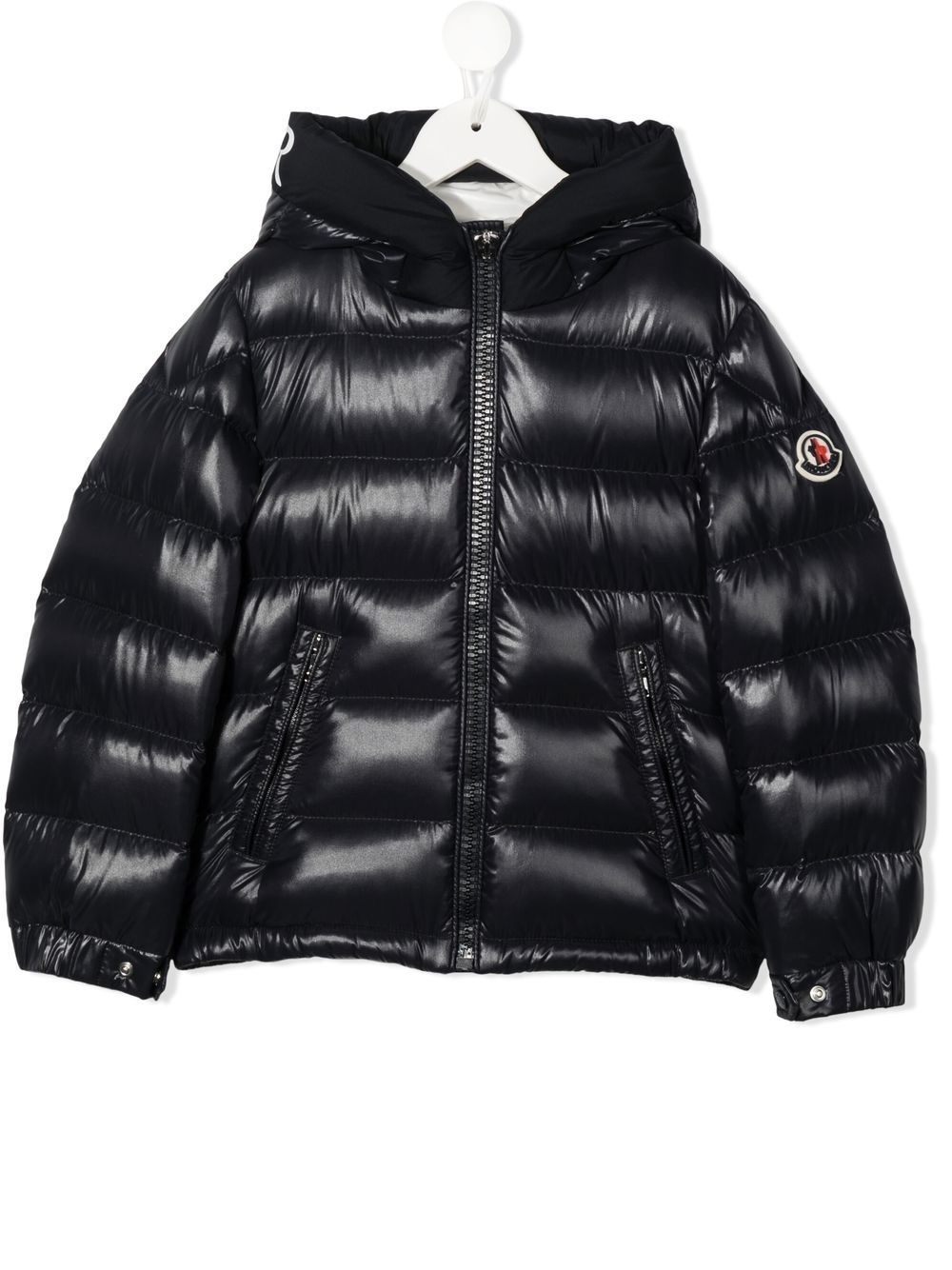 Moncler Enfant padded hooded jacket - Blue von Moncler Enfant