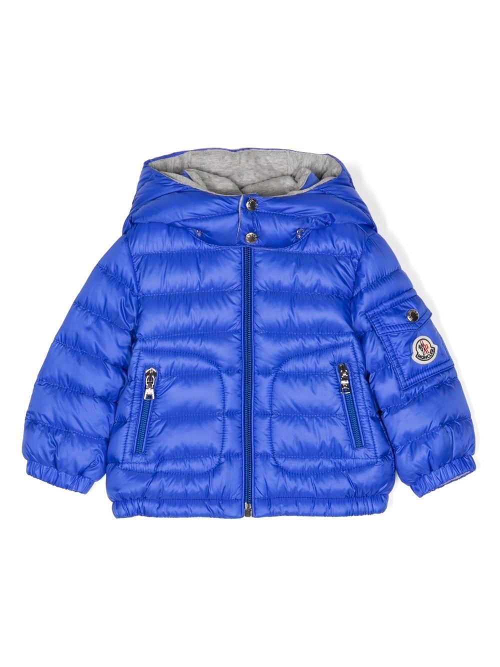 Moncler Enfant padded long-sleeved jacket - Blue von Moncler Enfant