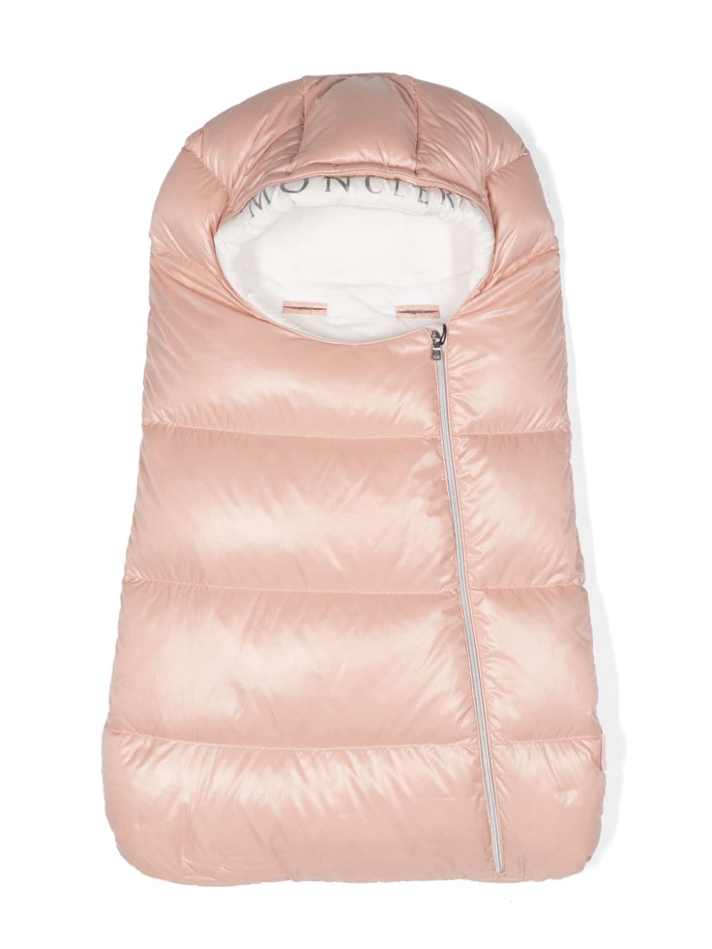 Moncler Enfant padded zip-up baby nest - Pink von Moncler Enfant