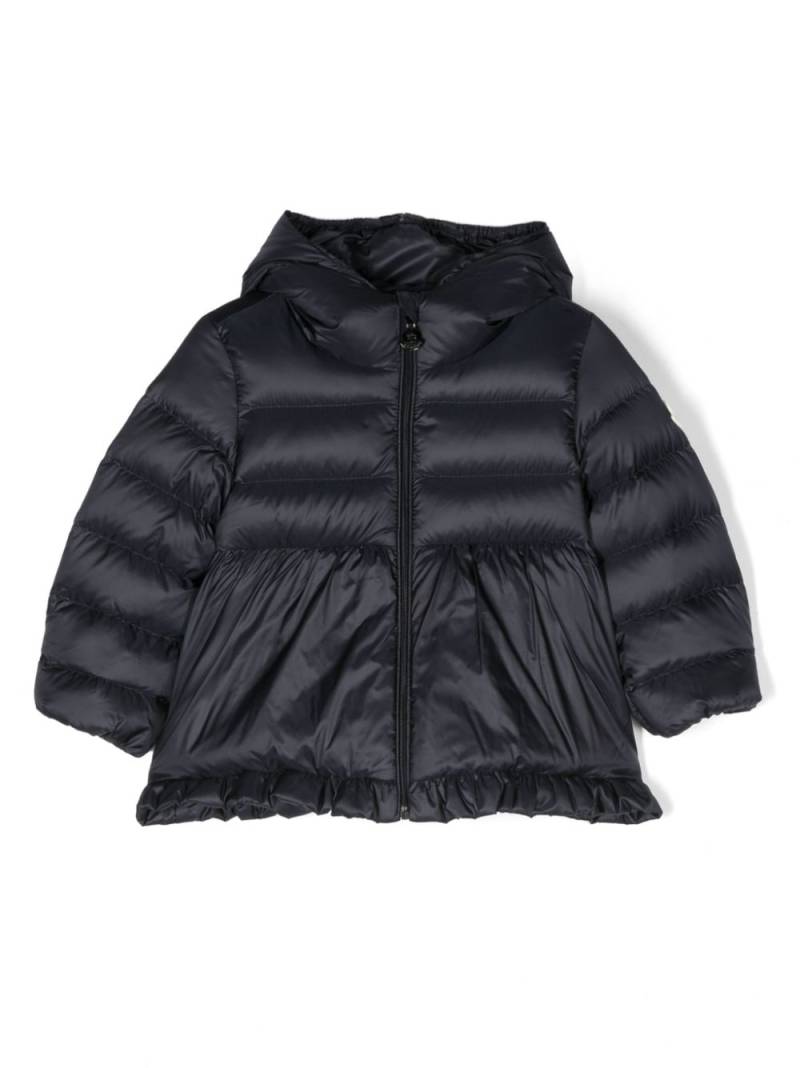 Moncler Enfant quilted hooded puffer jacket - Blue von Moncler Enfant
