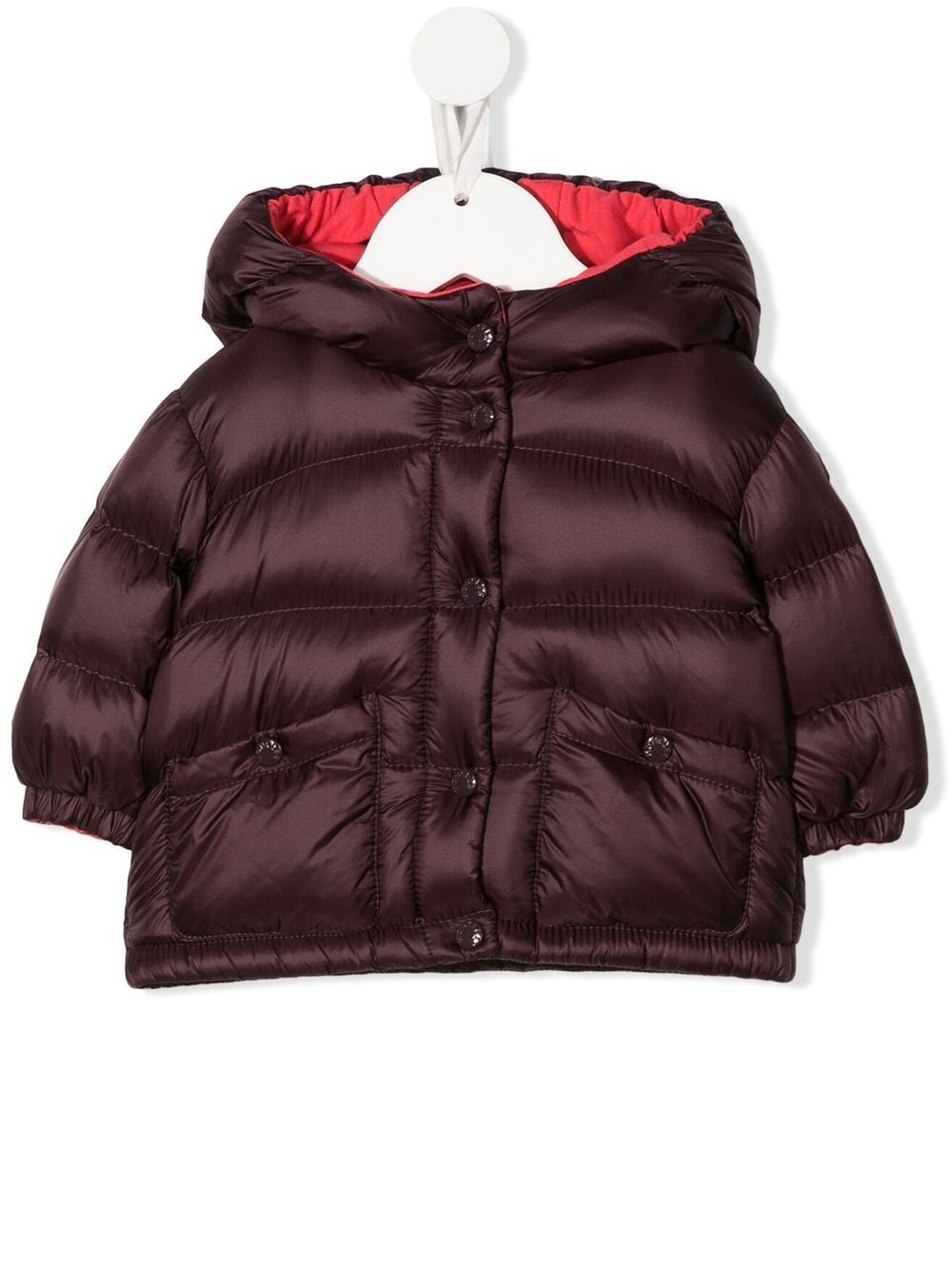 Moncler Enfant quilted padded coat - Red von Moncler Enfant