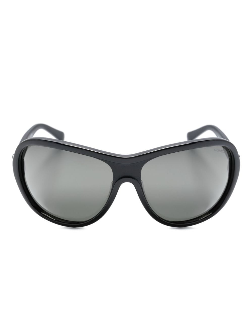 Moncler Eyewear Ellesole shield tinted sunglasses - Black von Moncler Eyewear