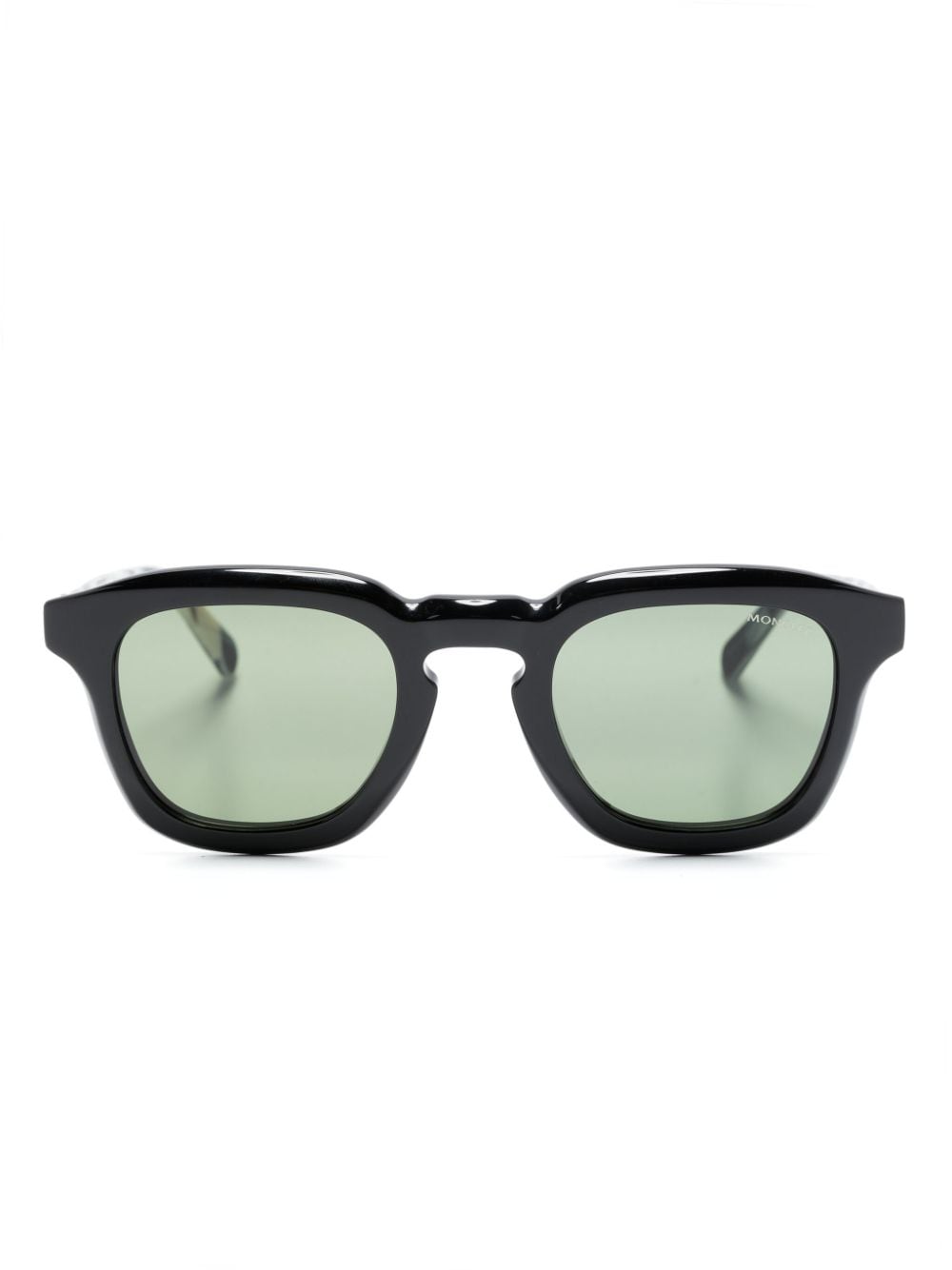 Moncler Eyewear Gradd logo-plaque sunglasses - Black von Moncler Eyewear