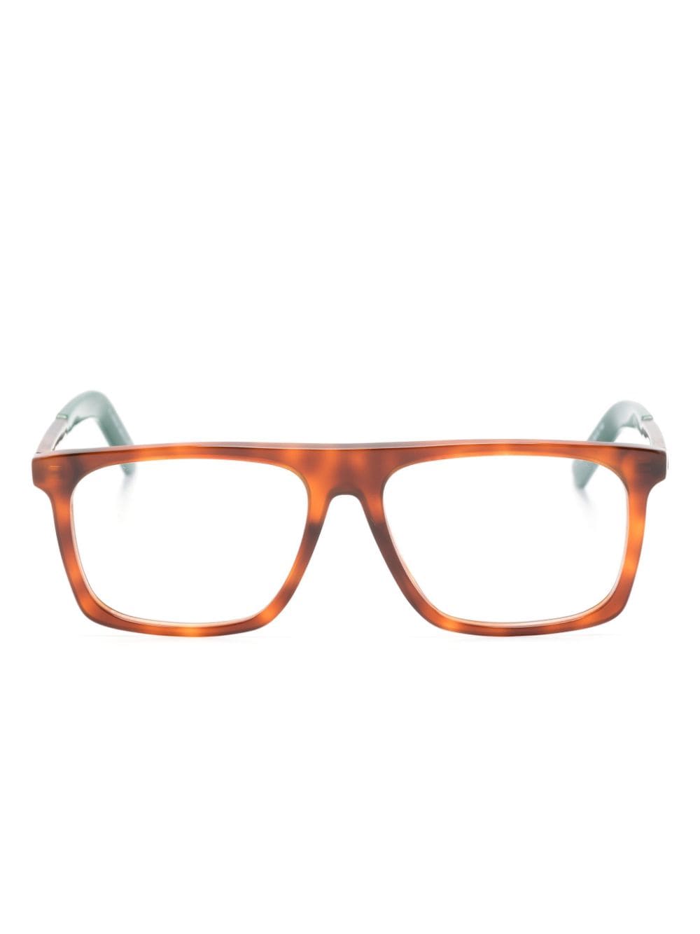 Moncler Eyewear ML5206 052 square glasses - Brown von Moncler Eyewear