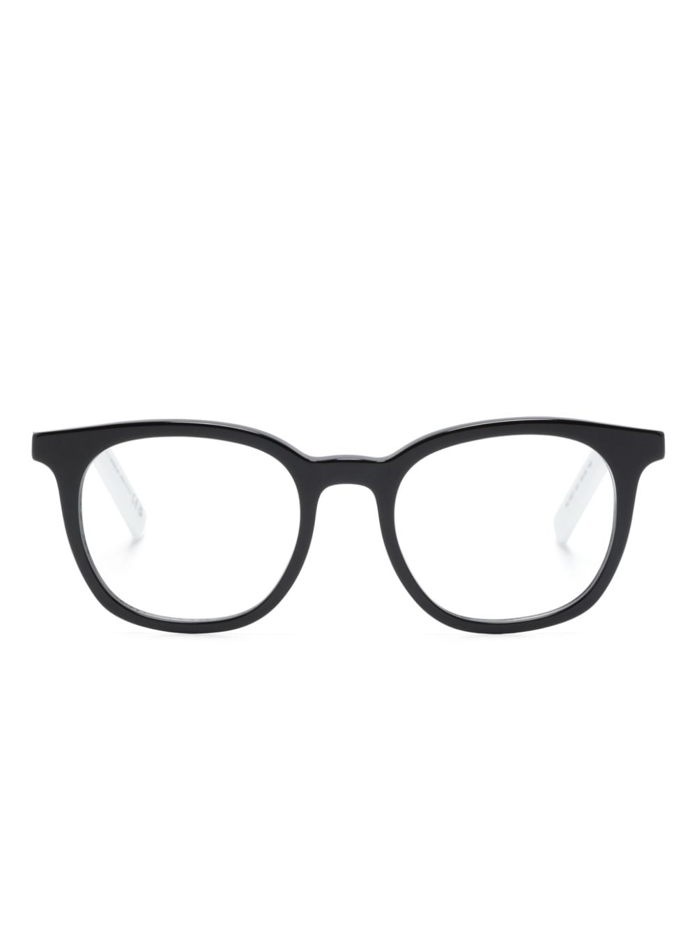 Moncler Eyewear ML5207 two-tone square-frame glasses - Black von Moncler Eyewear