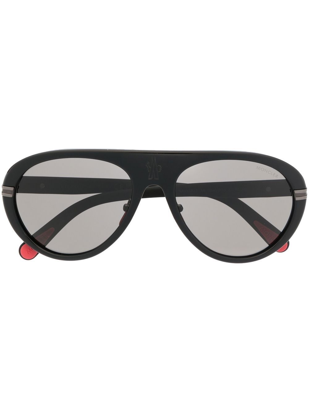 Moncler Eyewear Navigaze pilot-frame sunglasses - Black von Moncler Eyewear