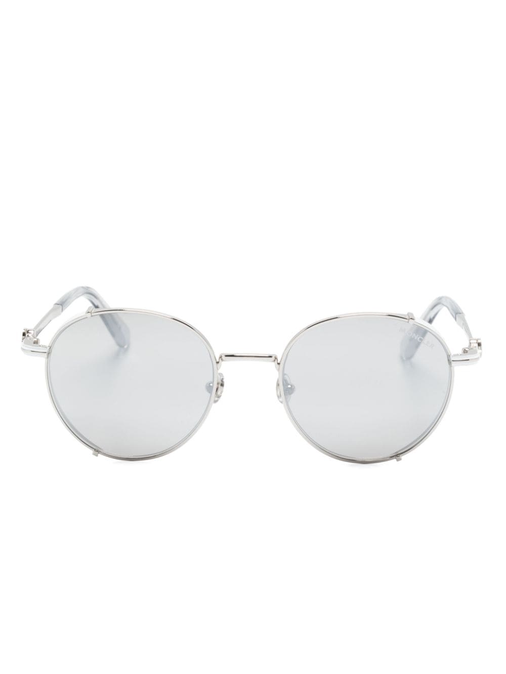 Moncler Eyewear Owlet round-frame sunglasses - Silver von Moncler Eyewear