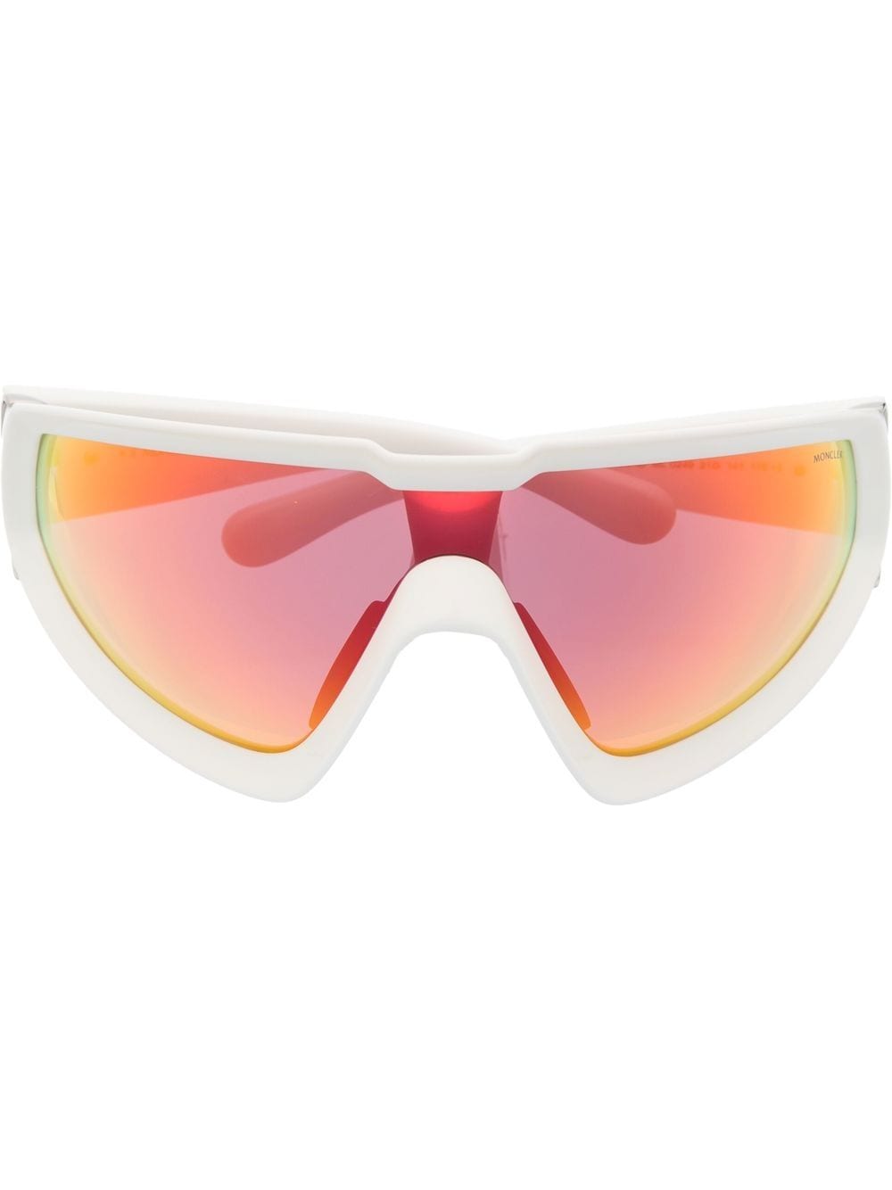 Moncler Eyewear cat-eye tinted sunglasses - White von Moncler Eyewear