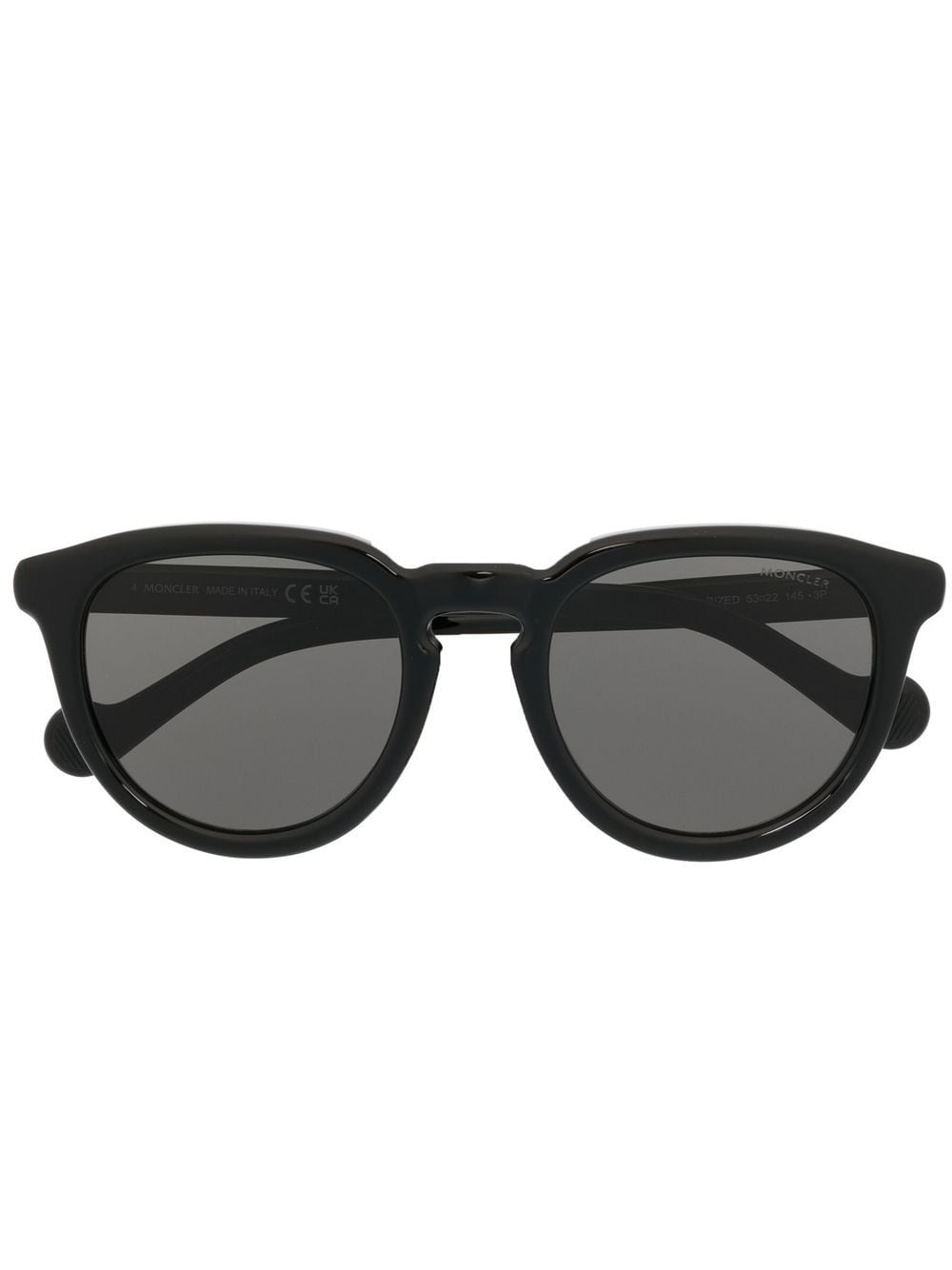 Moncler Eyewear round-frame tinted sunglasses - Black von Moncler Eyewear