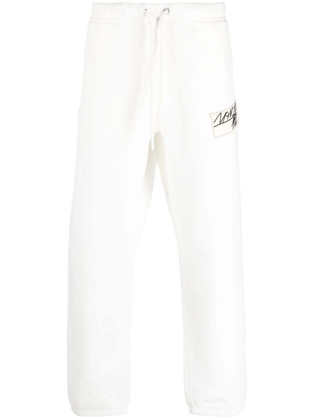 Moncler logo-patch track pants - White von Moncler